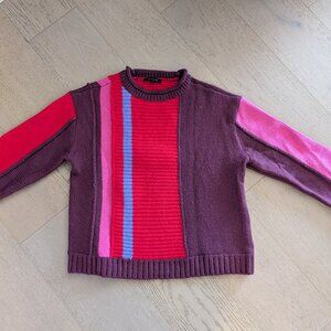EUC Ann Taylor Color Block Sweater Size Medium